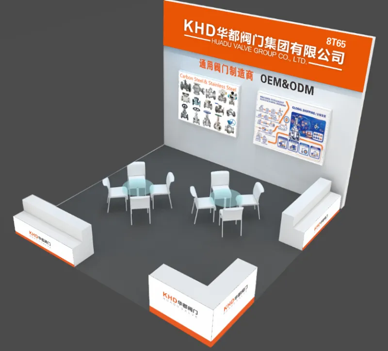 Kei hea te Huihuinga Huadu Valve Group (KHD) i Oketopa 2026? Zhejiang Int'l Valve Fair, Booth 8T65