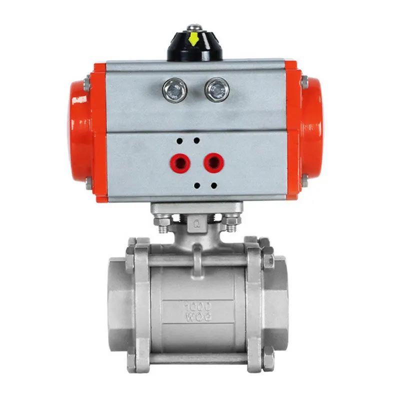 Pneumatic Stainless Steel Flanged Pooro Valve